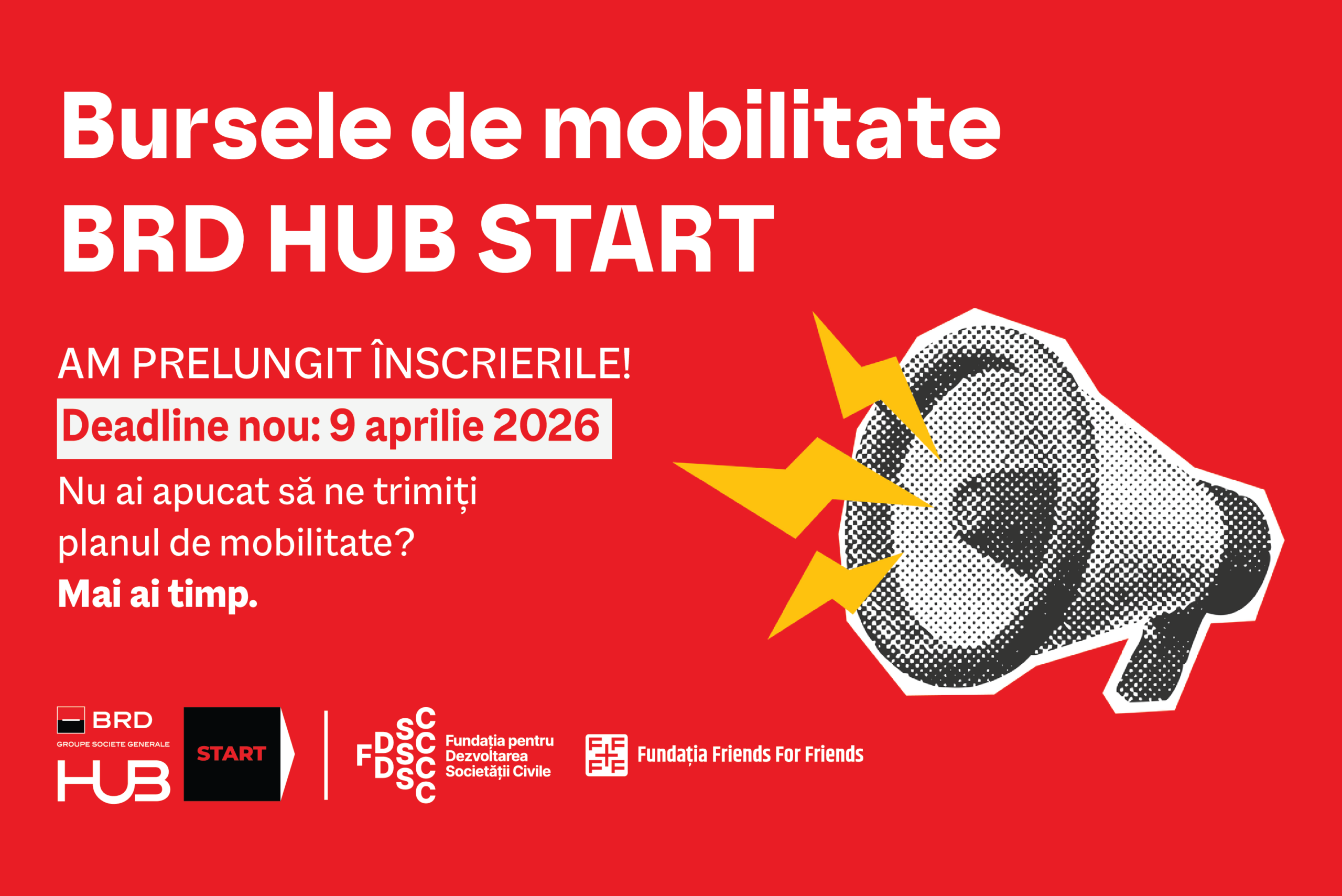 BRD HUB START lansează burse de mobilitate de până la 2.000 de euro pentru studenți activi în organizații studențești